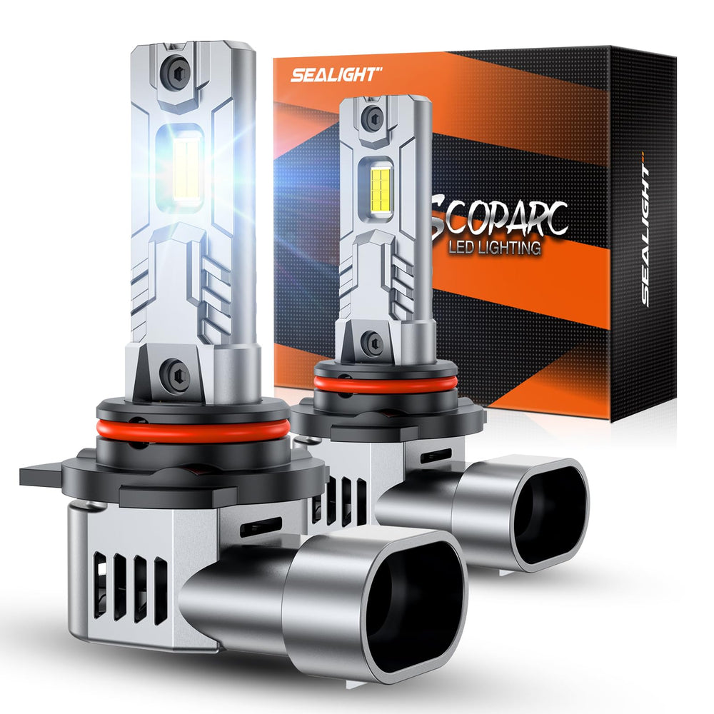 SEALIGHT 9012/HIR2 bulbs with a wide beam for safer night driving