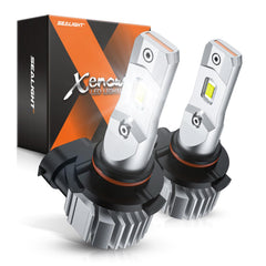 SEALIGHT 9145 H10 LED fog light beam pattern showing bright coverage