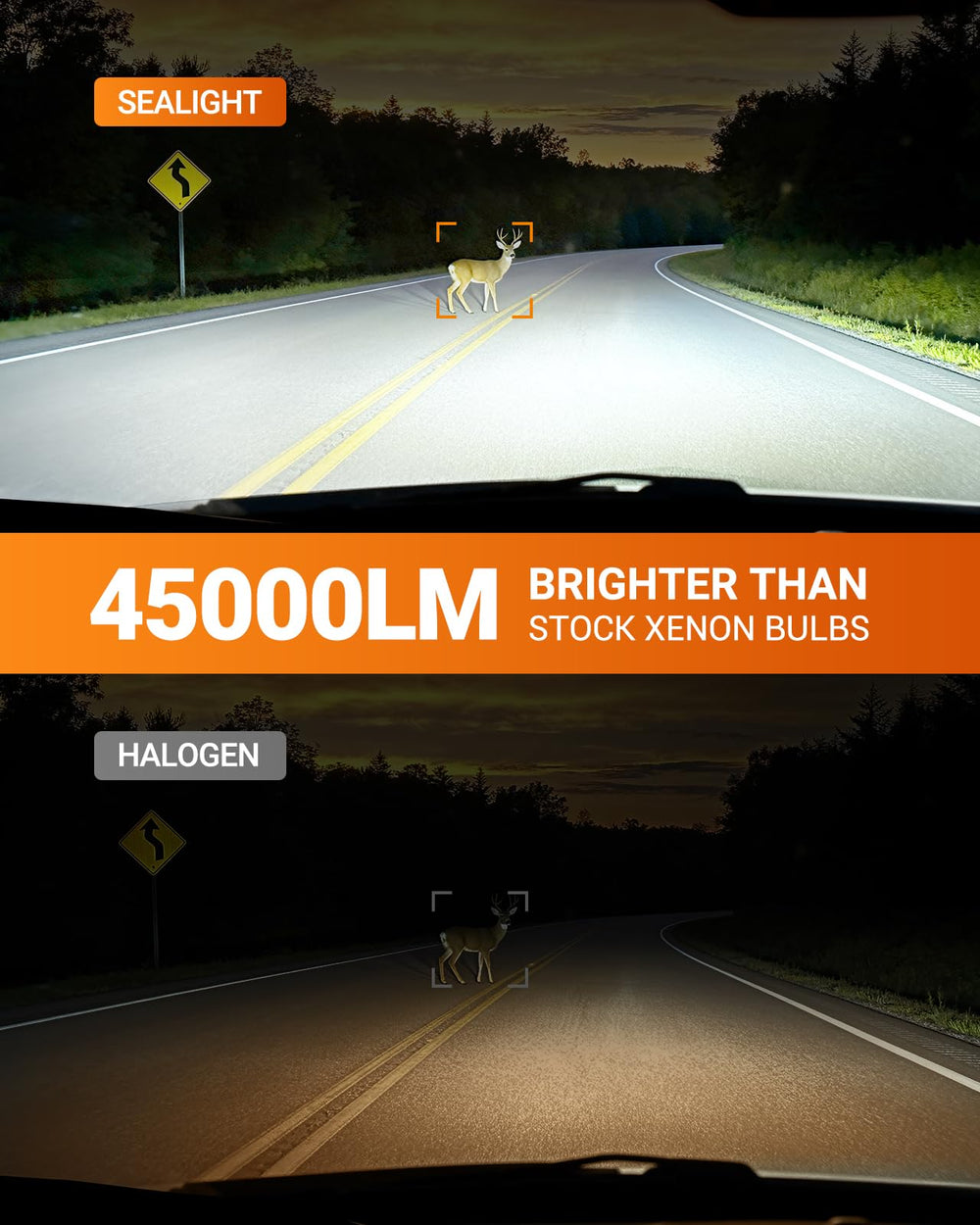 SEALIGHT D2S 1:1 design matches original bulbs for easy installation