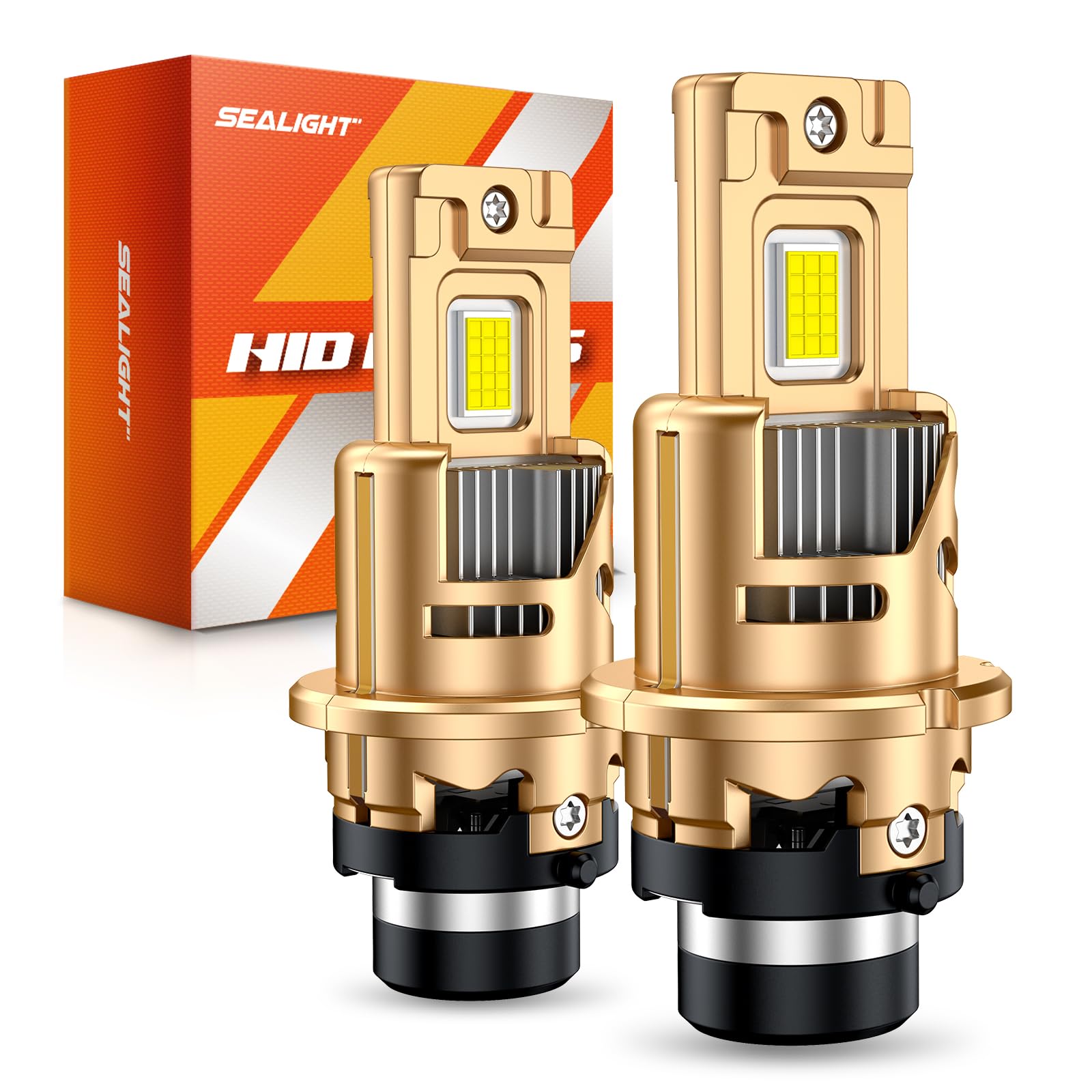 SEALIGHT D2S bulbs with 6500K cool white brighten roads clearly