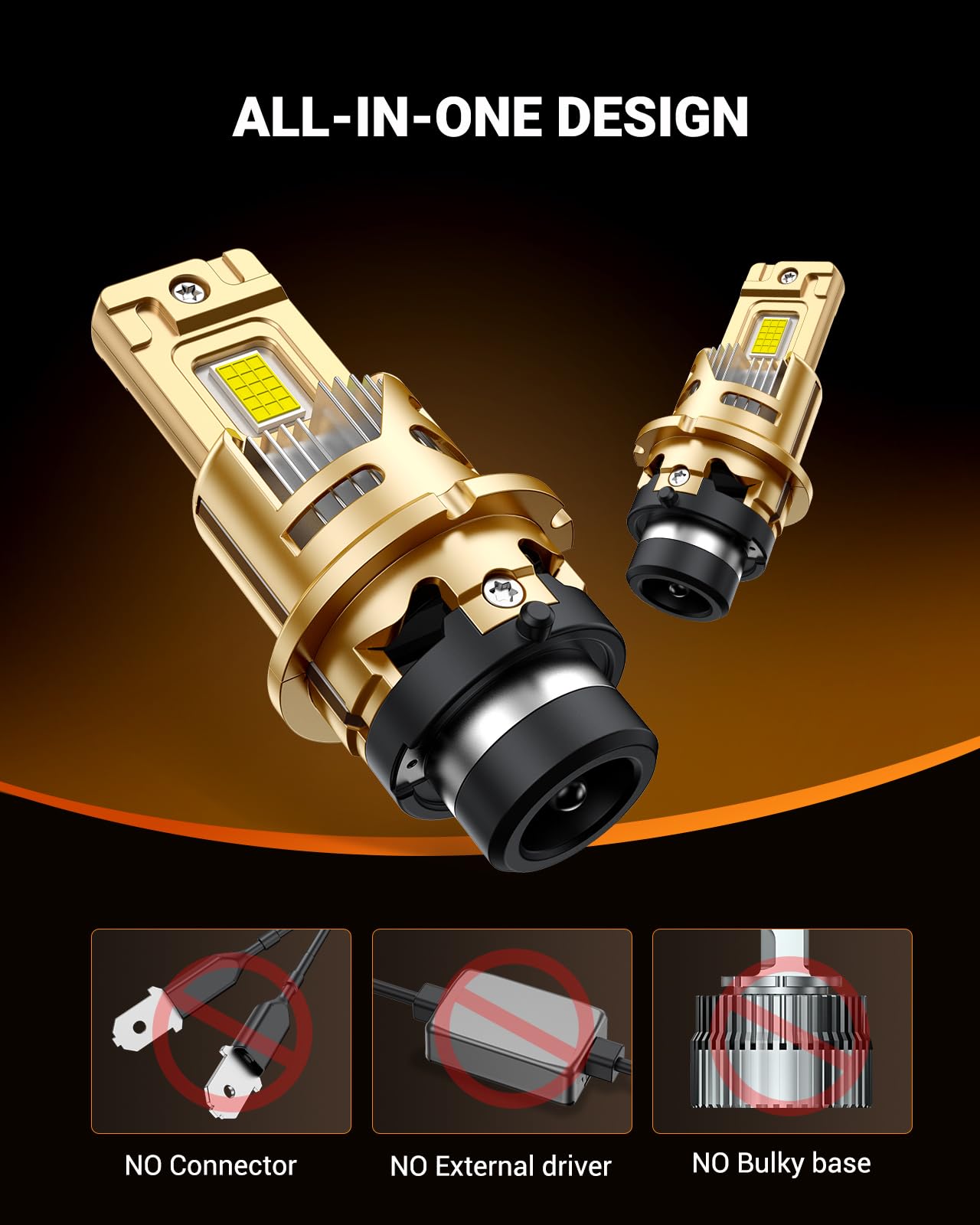 SEALIGHT D2S provides glare-free, clearer night driving