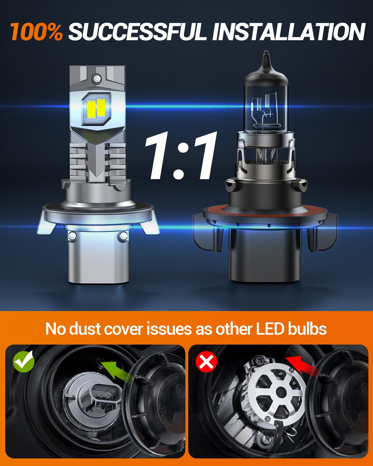 SEALIGHT fog-light assembly illustrates clear marker and improved visibility in adverse conditions.