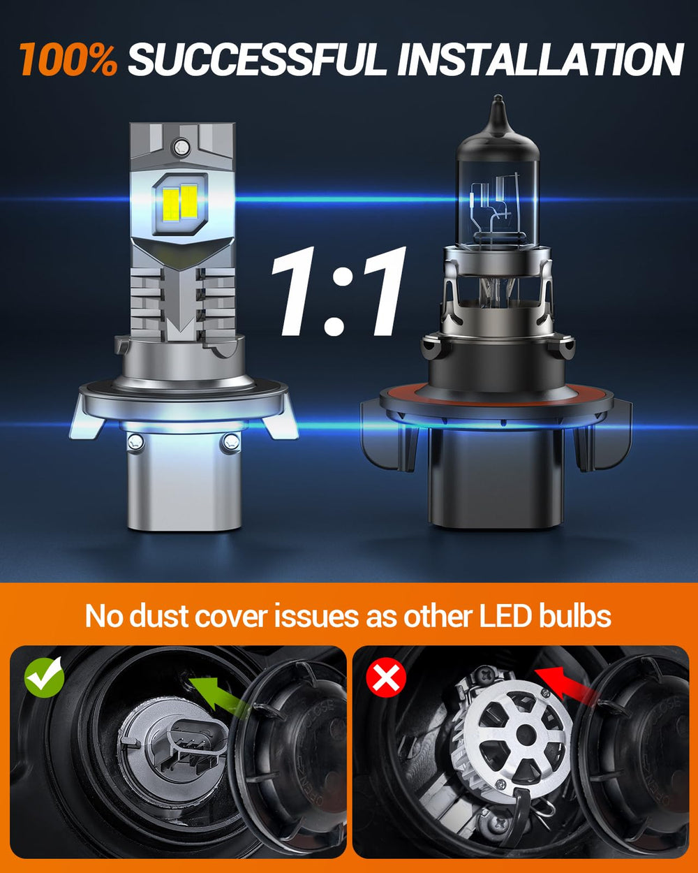 SEALIGHT fog-light assembly illustrates clear marker and improved visibility in adverse conditions.