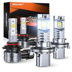 SEALIGHT Ford F-150 packaging shows a ready-to-install LED bulb kit for simple upgrade.