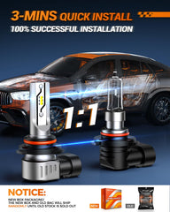 SEALIGHT H10 LED fog bulbs in socket demonstrates plug-and-play installation