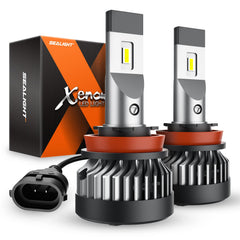 SEALIGHT H11 LED fog light bulbs in package for quick plug-and-play upgrade
