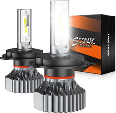 Sealight H4 headlight bulbs in package for easy upgrade and enhanced visibility