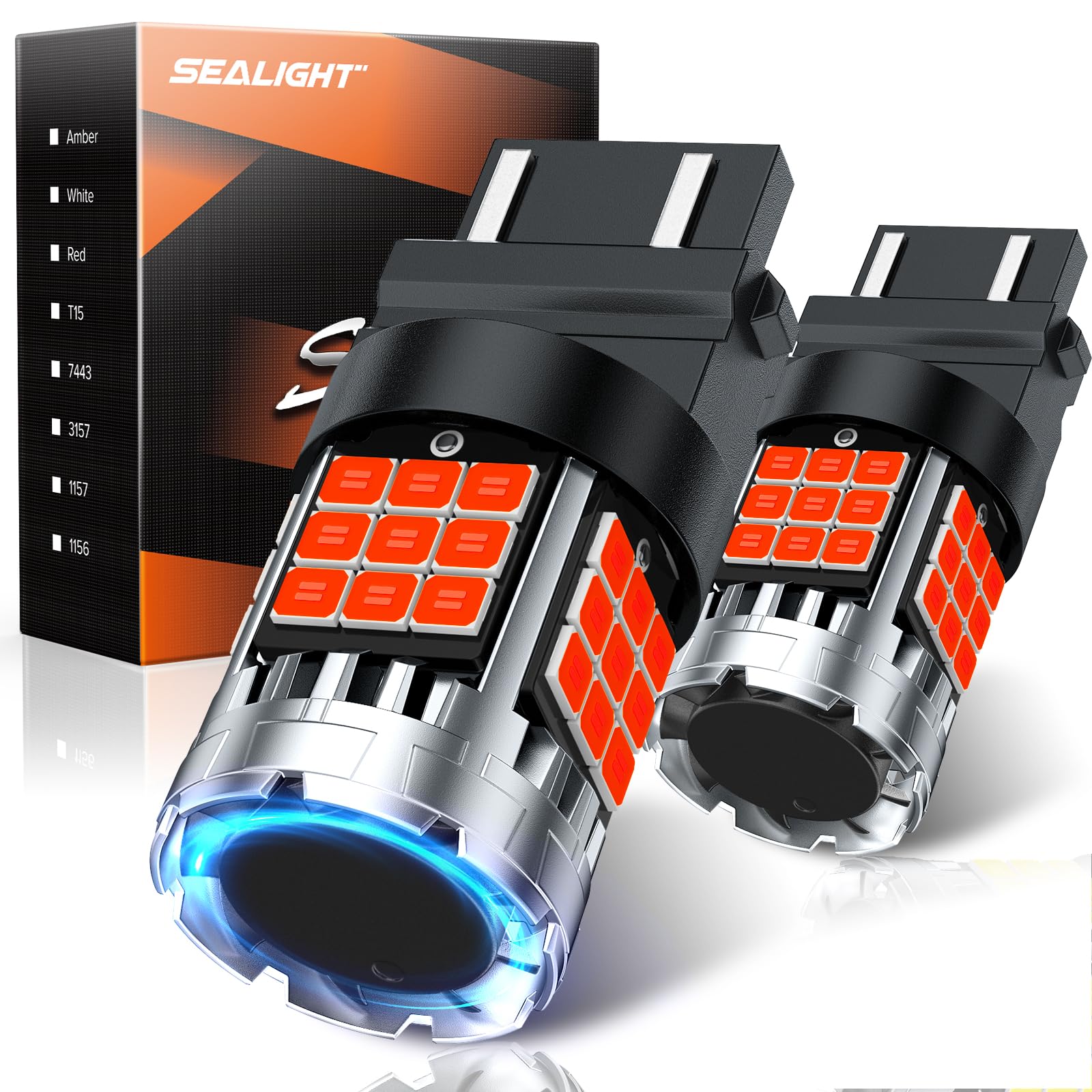 SEALIGHT long-life LED bulb designed for extended rear lighting use.