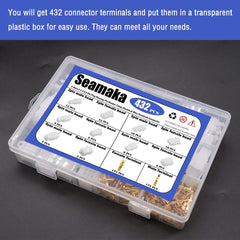 Seamaka 3-pin 10-pair connectors for versatile harness projects.