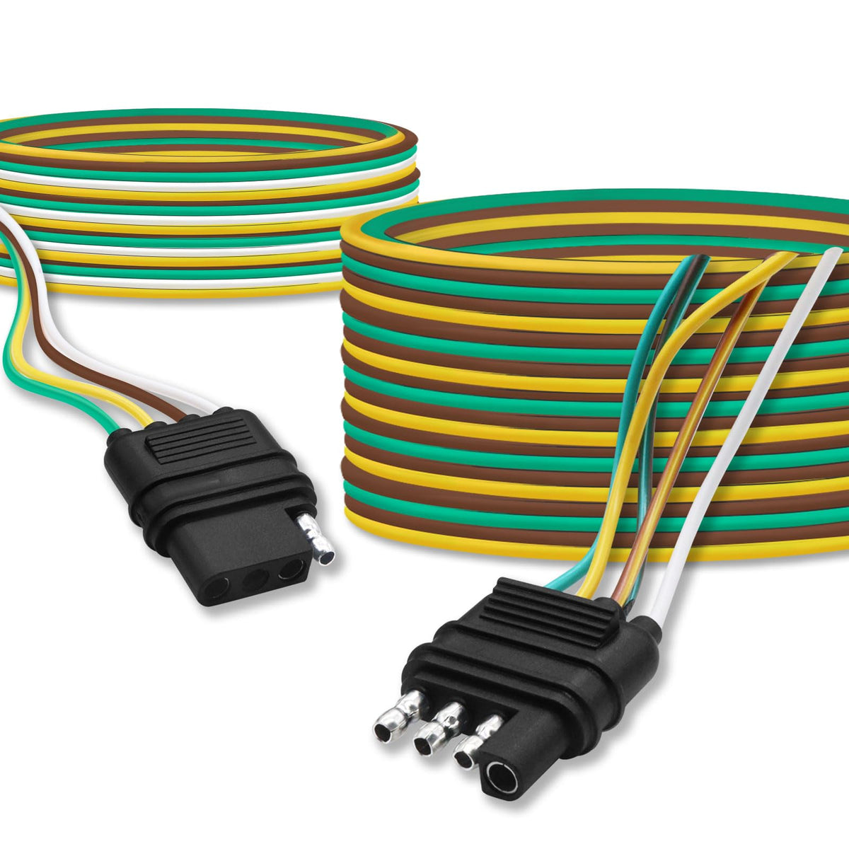 Seamaka 50ft 5-wire trailer harness ready for extended power delivery