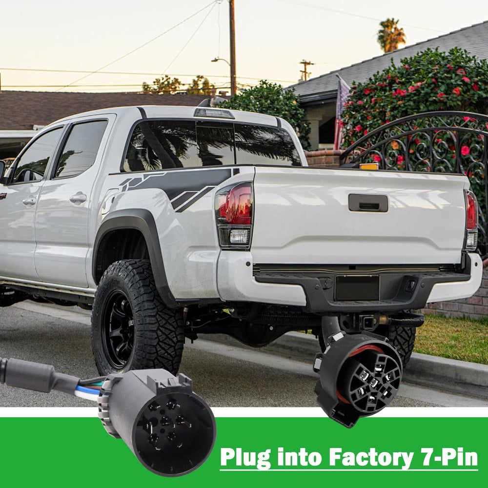 Seamaka trailer socket with spring-loaded cover protects from dust