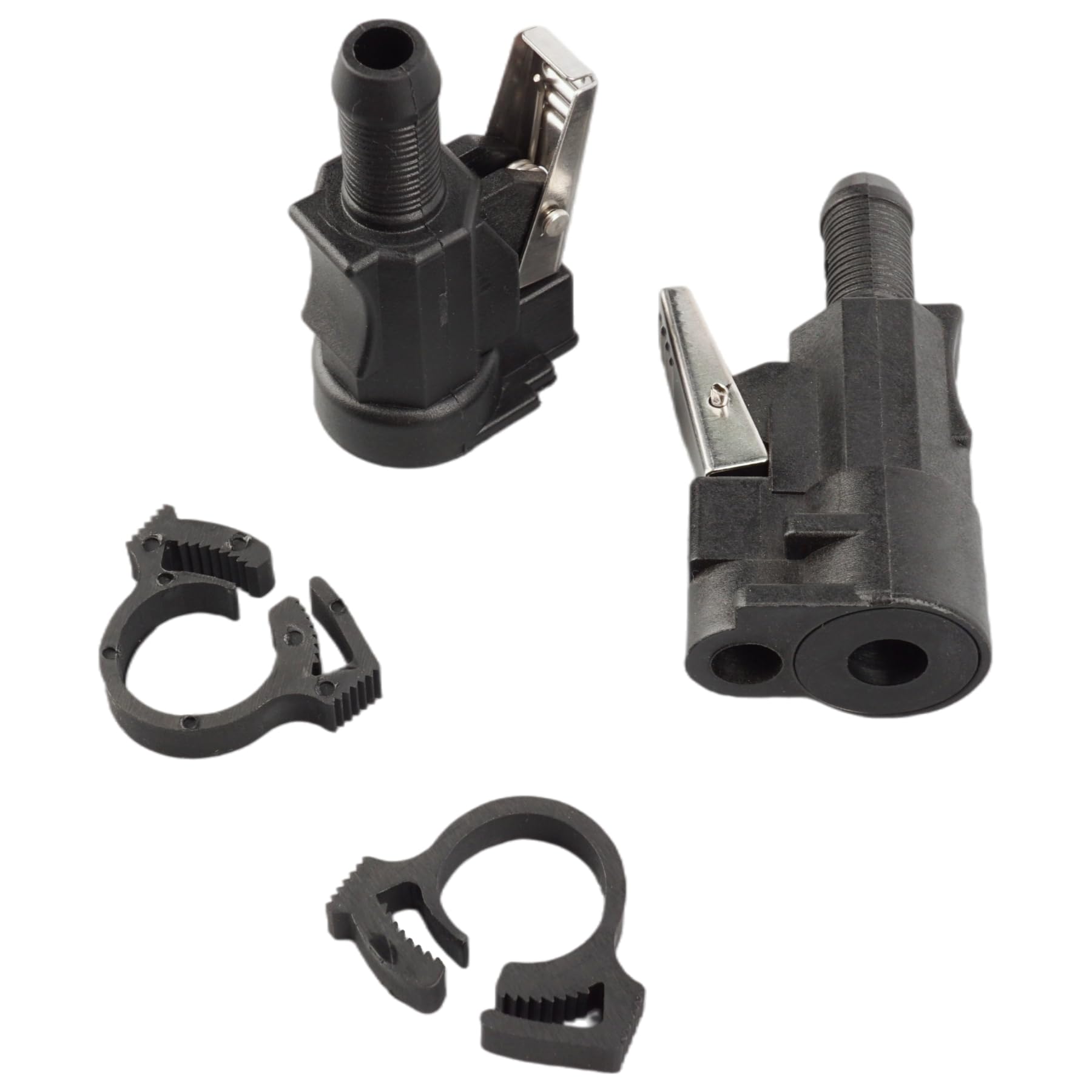 SeaSierra boat marine 38-inch machine-end fuel connector for Mercury outboard ensures secure fuel feed.