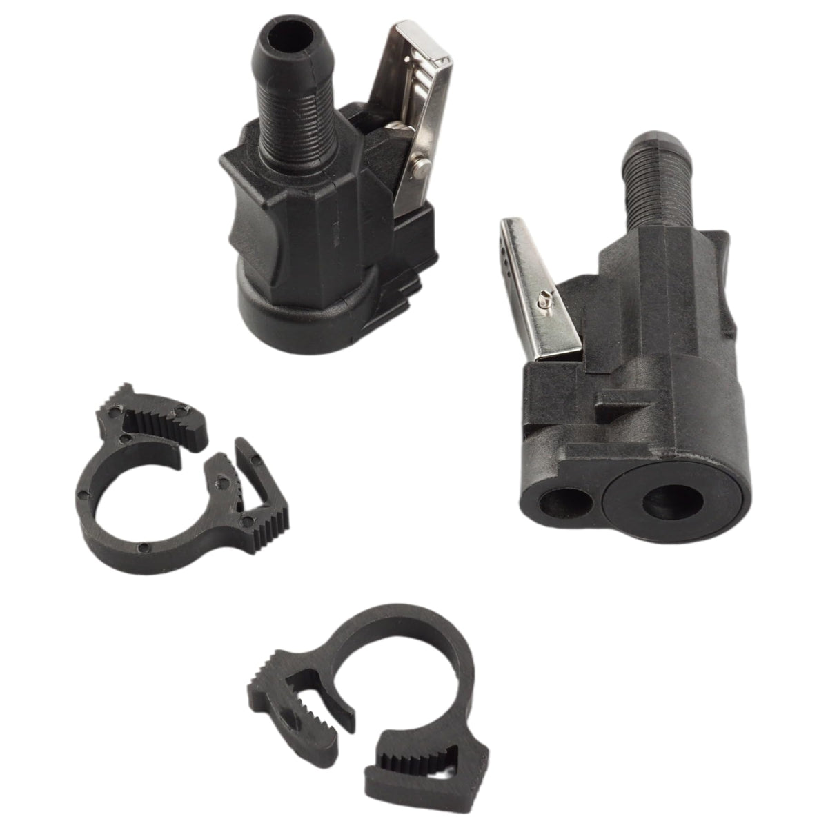 SeaSierra boat marine 38-inch machine-end fuel connector for Mercury outboard ensures secure fuel feed.