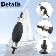 SeaSierra fuel line connector captured at hose end, compatible with Yamaha and Mercury engines