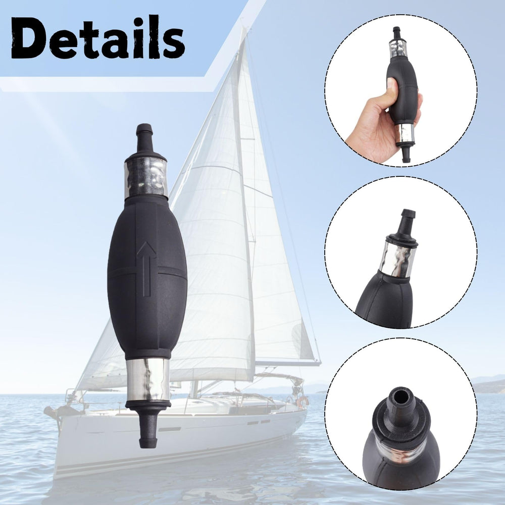 SeaSierra fuel line connector hose shows universal fit for marine engines.
