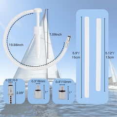 SeaSierra gear lube pump universal compatibility enables simple transfers from standard bottles