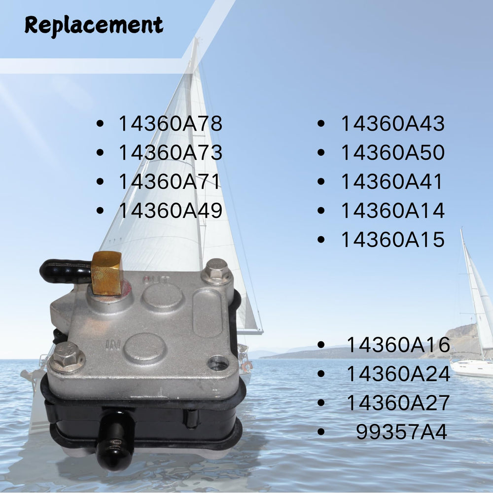 SeaSierra installation view on Mercury 2-stroke for easy replacement.