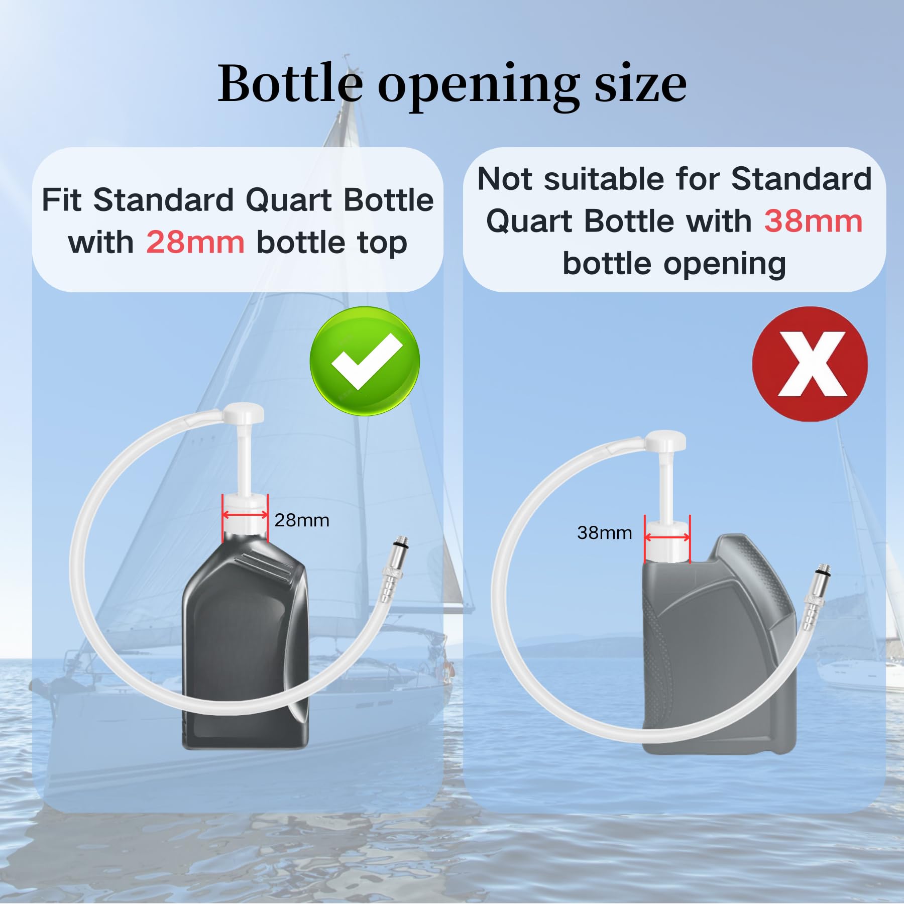 SeaSierra outboard gear lube changes made efficient with a dedicated pump