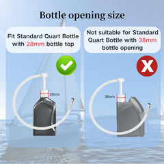 SeaSierra outboard gear lube changes made efficient with a dedicated pump
