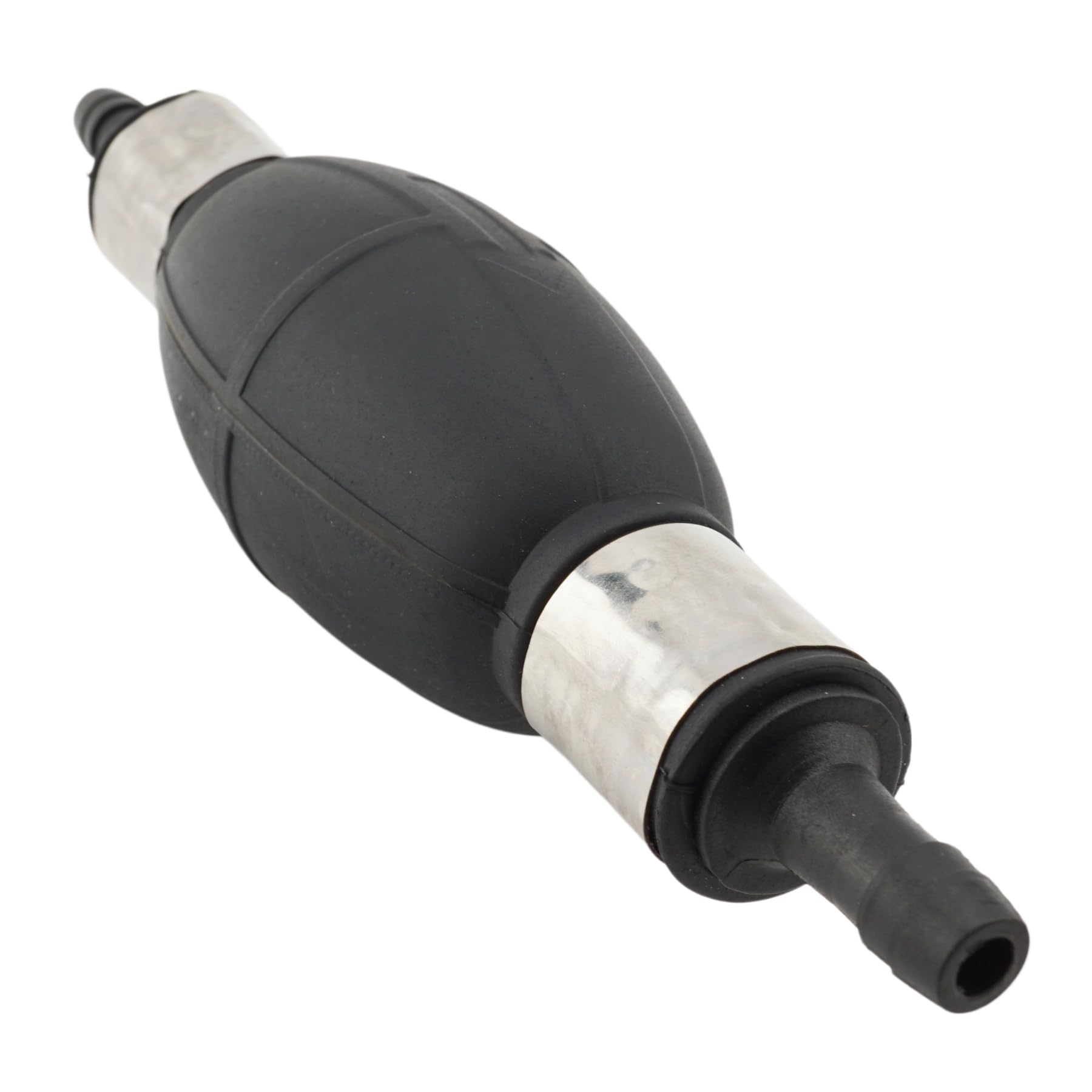 SeaSierra primer bulb side view, rubber construction and flexible performance on boats