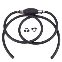 Steel hose clamps included for secure, durable seals.