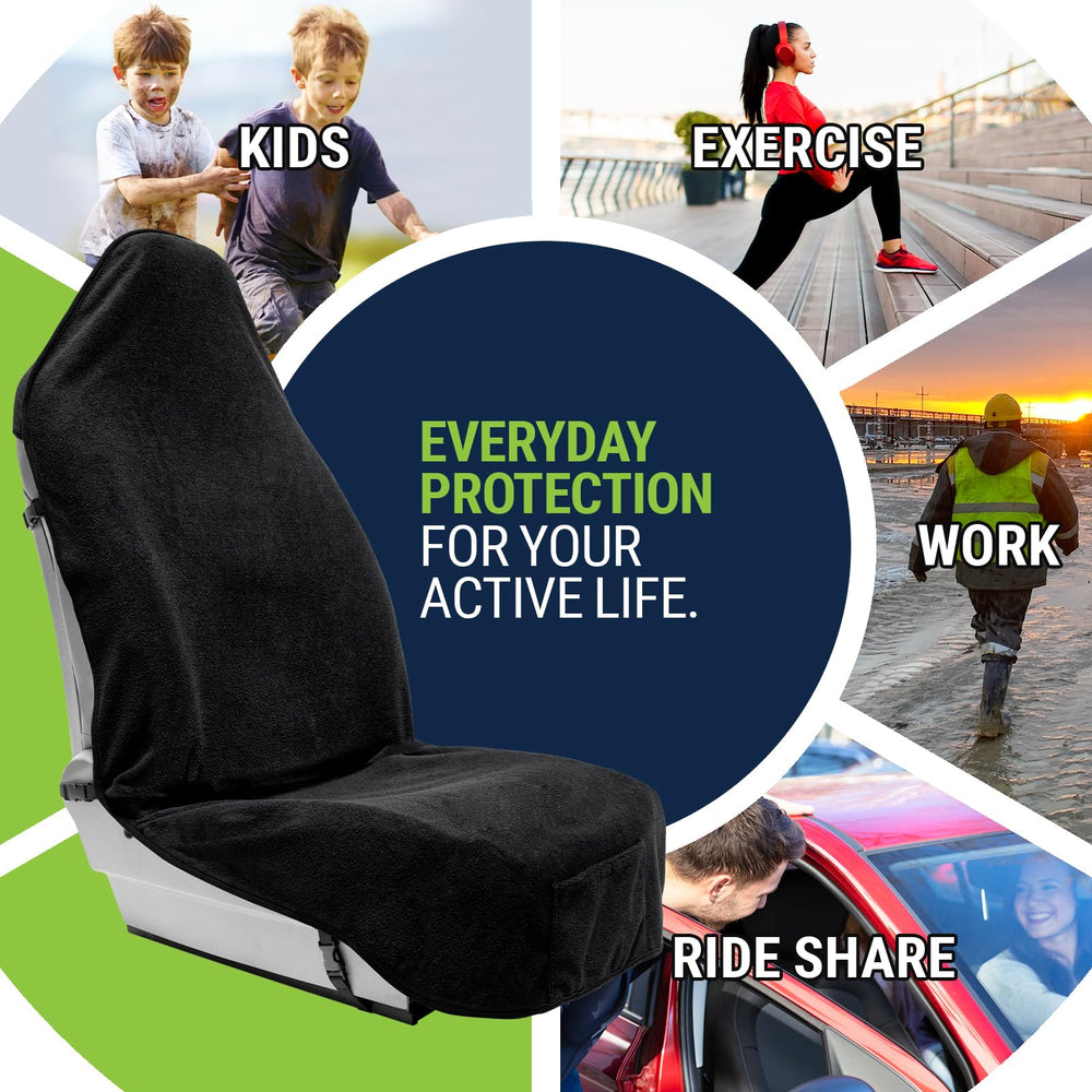 Season Guard adjustable 3-strap mounting system secures a wrinkle-free fit