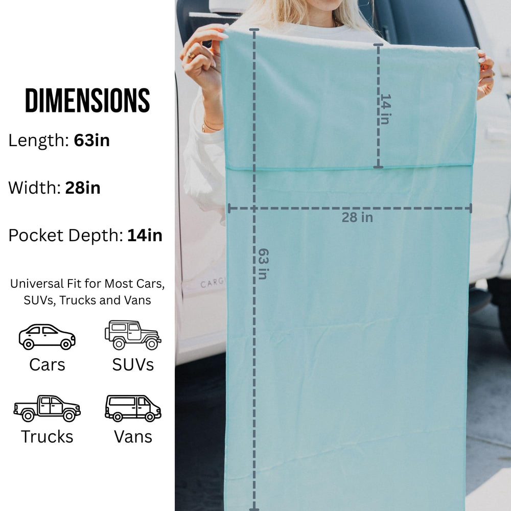 Seat Hoodie easy-care microfiber keeps your car interior fresh.