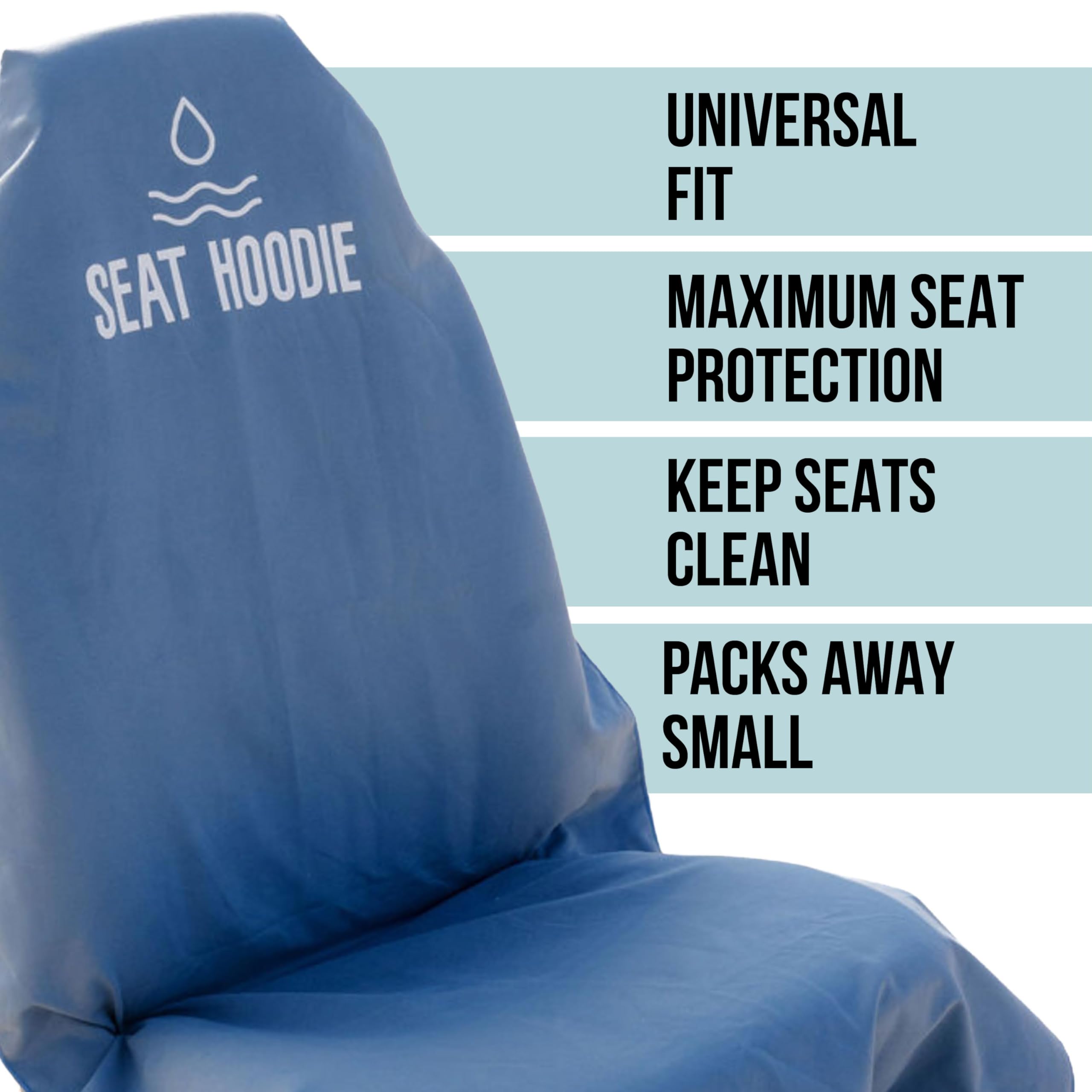 Seat Hoodie carry case makes it portable for gym, beach, or yoga on the go.