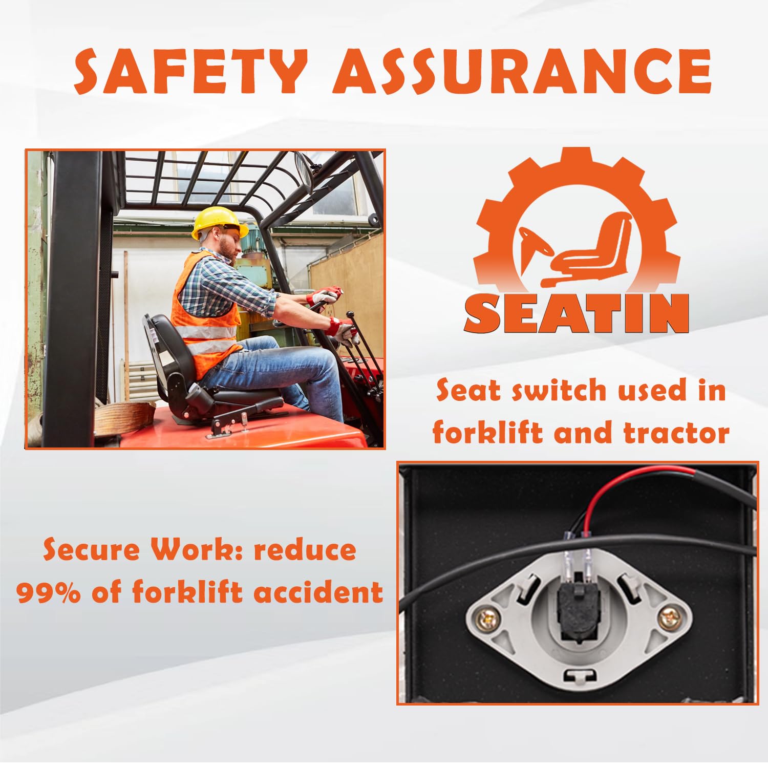 SEATIN angled cushion design improves drainage and comfort in rain.