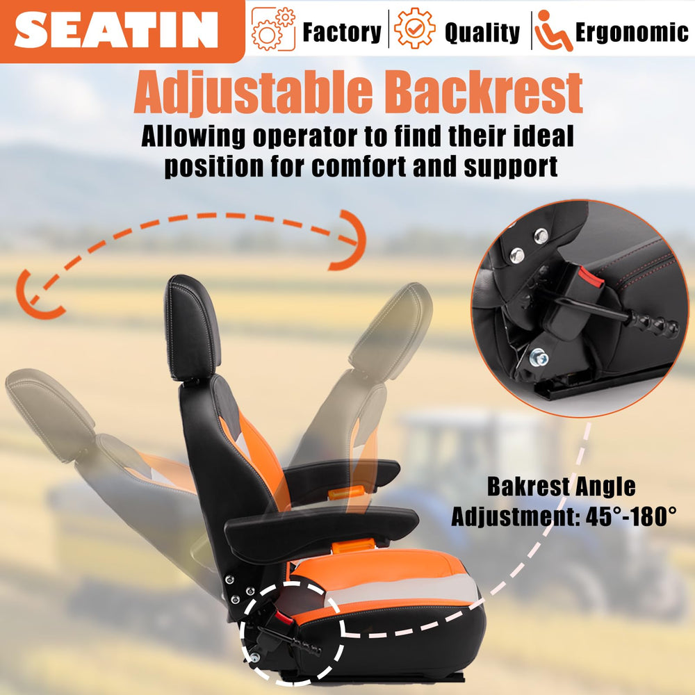 SEATIN high-density foam padding provides firm support and comfort