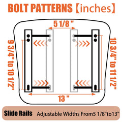 SEATIN pvc faux leather cover resists wear while providing a premium feel.