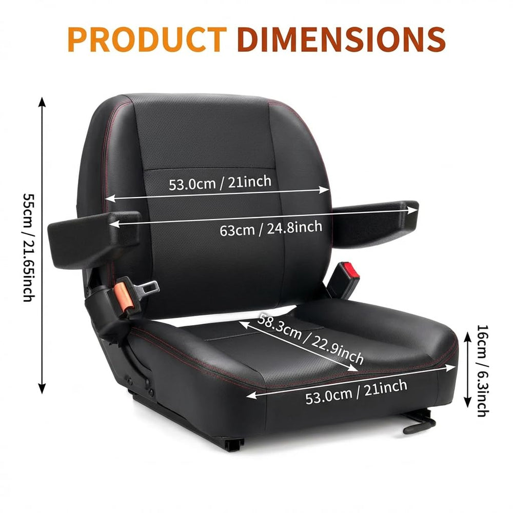 SEATIN seat-switch attachment enables compatible control setup.