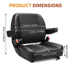 SEATIN seat-switch attachment enables compatible control setup.