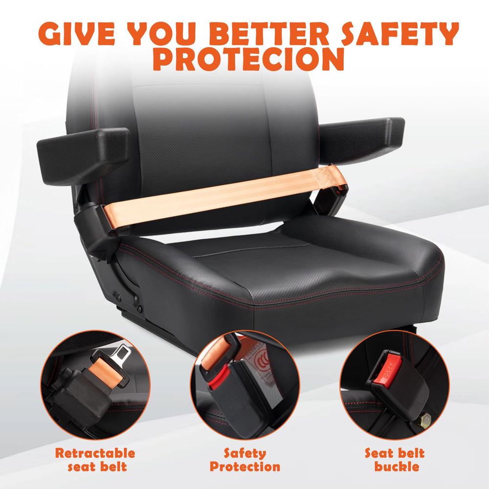 SEATIN sliding rail allows forward and backward seat adjustment.
