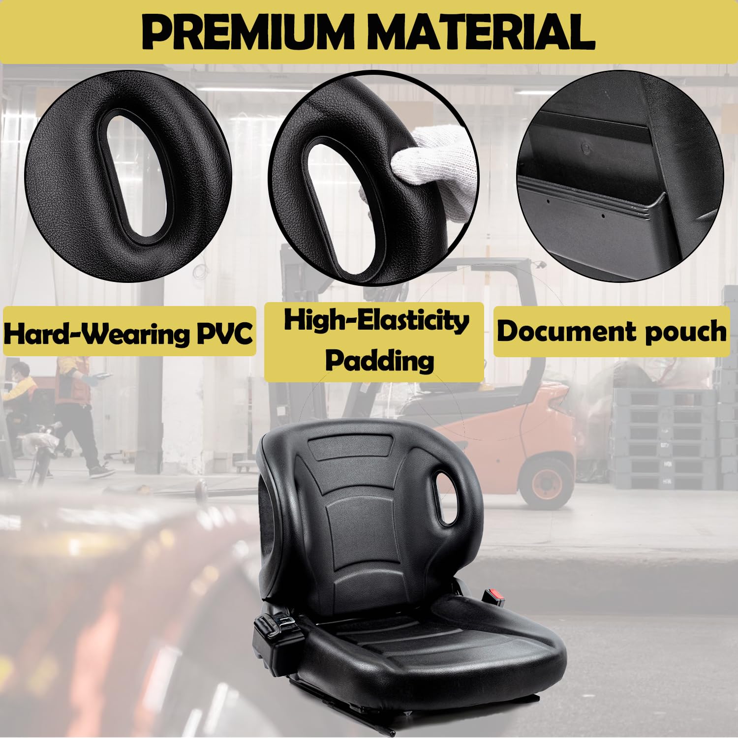 SEATIN universal bolt pattern installation fits most models