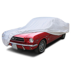 SEAZEN custom-fit Mustang cover folded for compact storage.