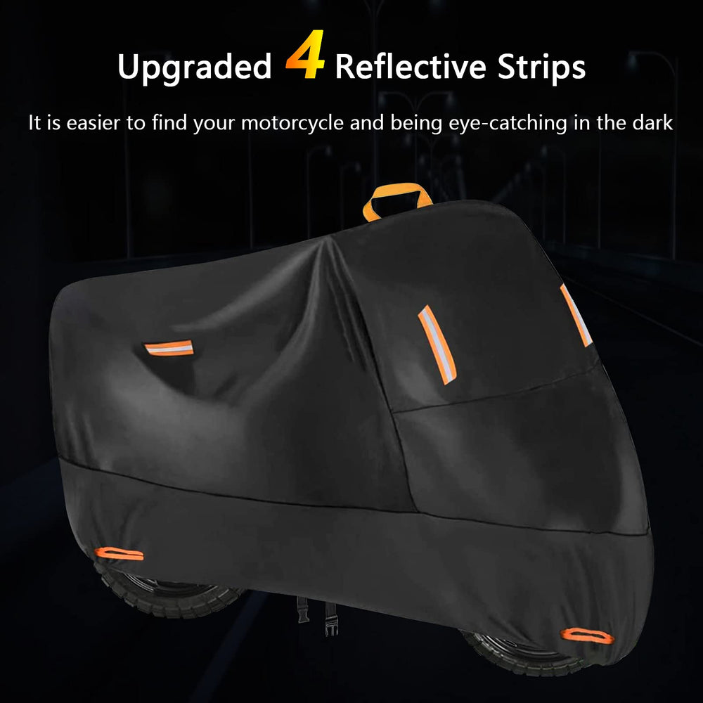 Seceles front-view reflective strips increase visibility at night