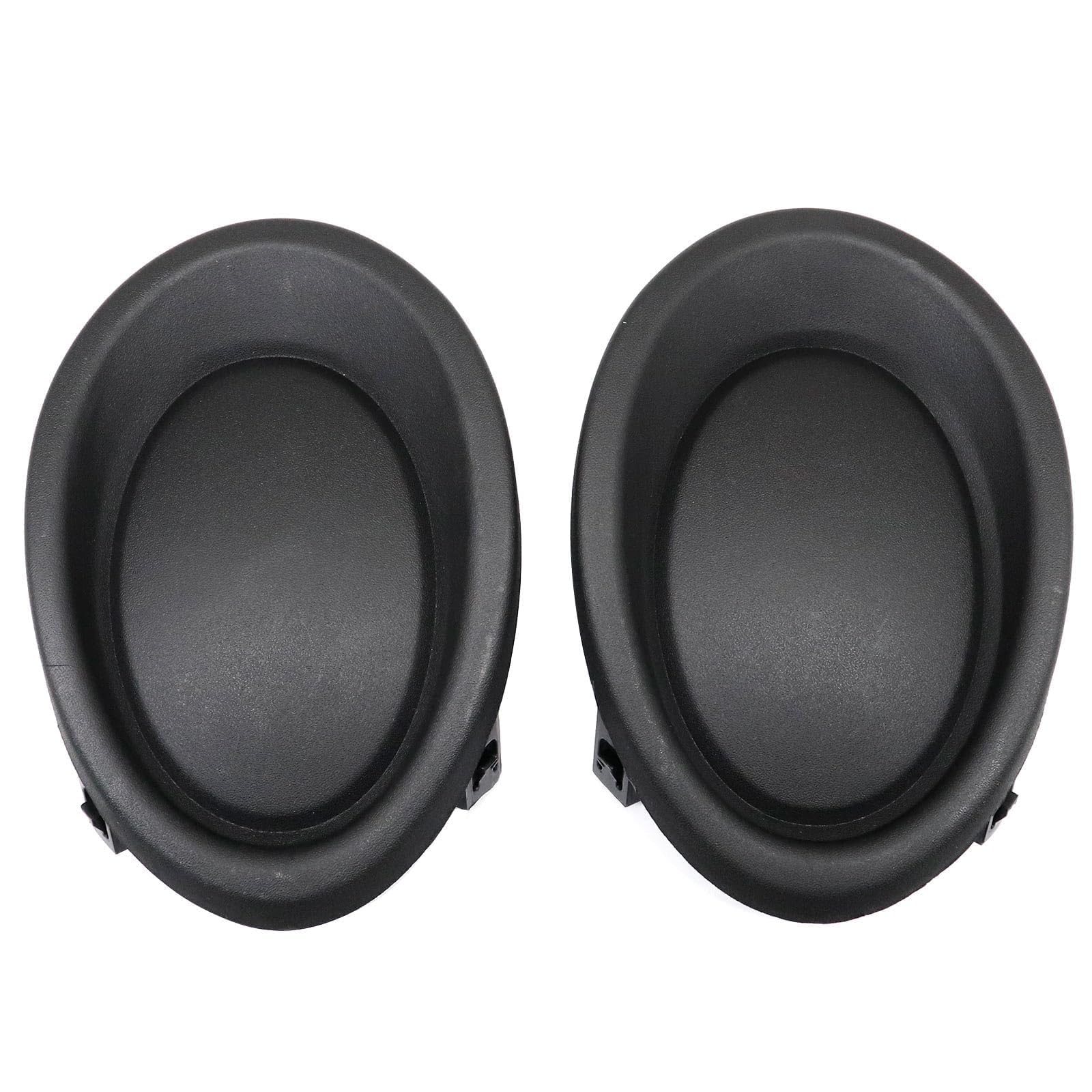 SecosAutoparts black plastic finish fog light cover offers durable styling