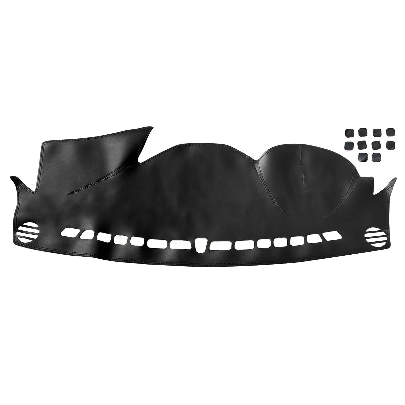 SecosAutoparts easy-clean leather dashboard protector for daily use