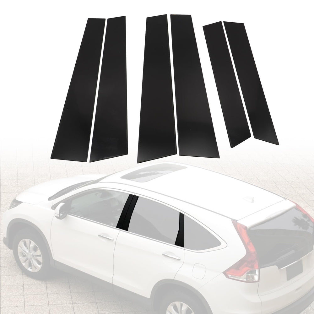 SecosAutoparts exterior window pillar posts cover trim on Honda CR-V 2007-2011 enhances curb appeal.