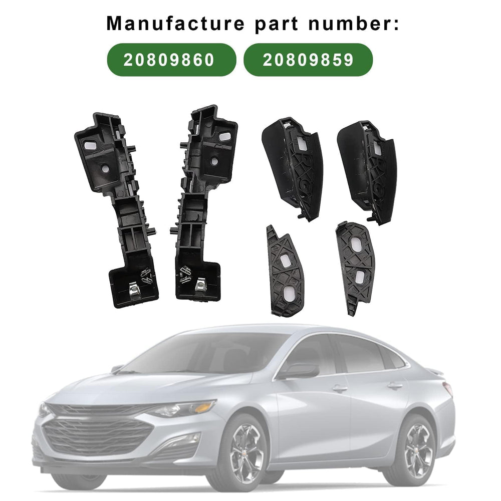 SecosAutoparts front bumper bracket – passenger side Malibu 2016-2018 enhances fit and stability.