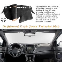 SecosAutoparts leather dash protector side angle minimizes surface wear