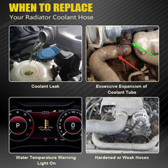 SecosAutoparts lower hose for GMC Sierra 2007–2014 supports steady coolant routing