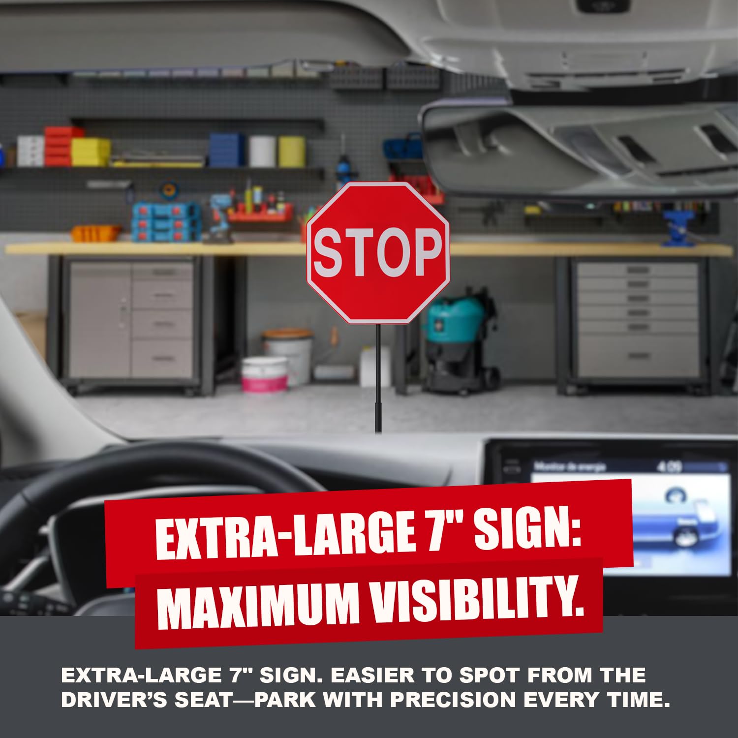 SecurityMan garage marker installation is quick and simple.