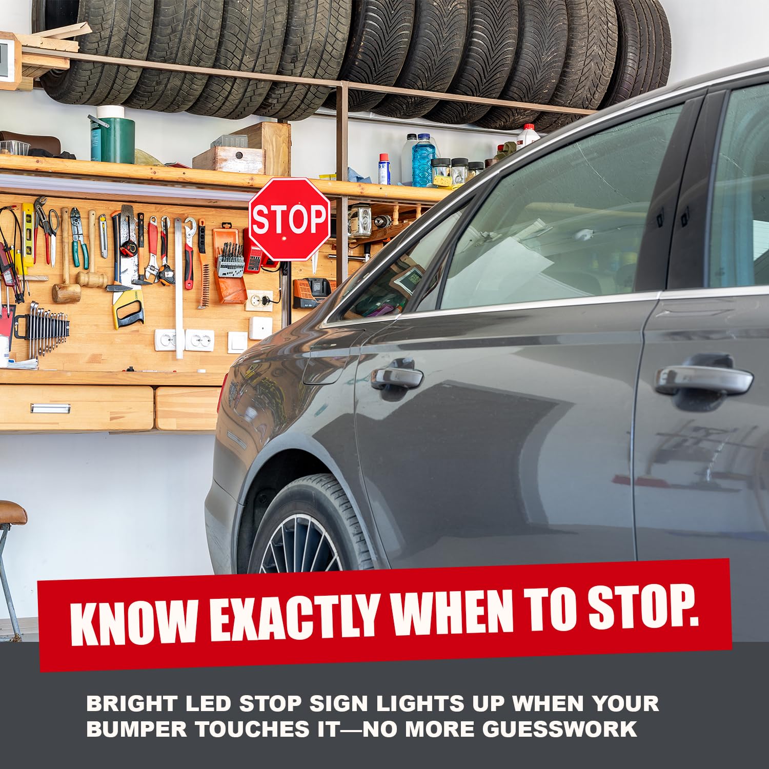 SecurityMan adjustable poles show the ideal height for any vehicle.