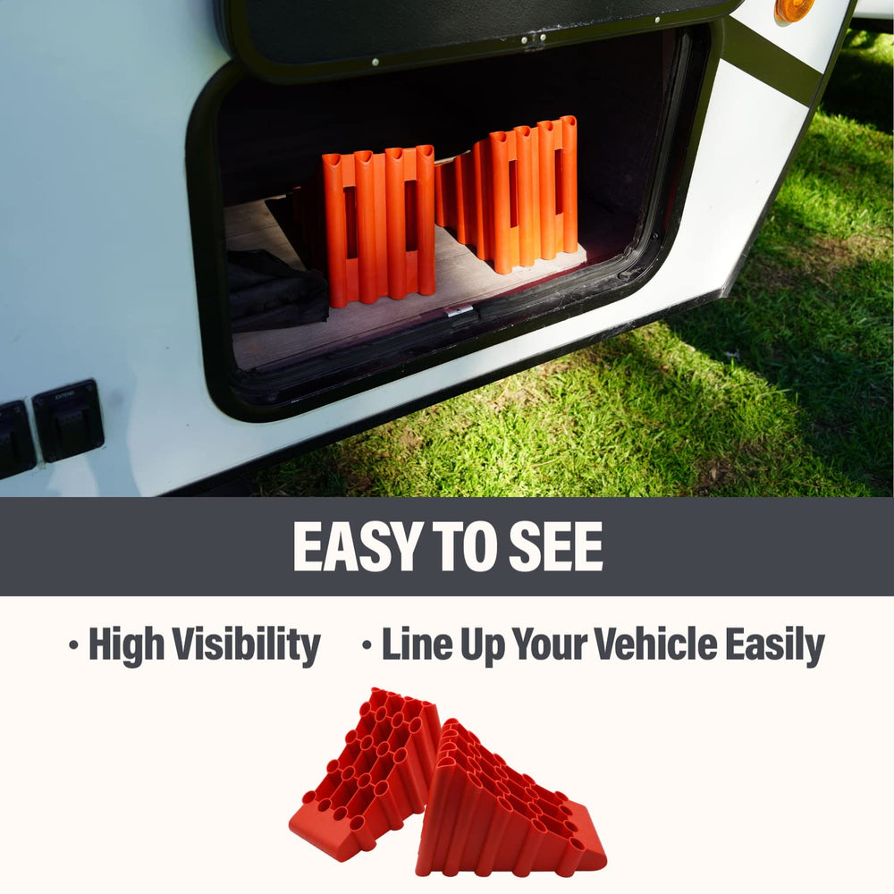 Supports up to 36,000 pounds to prevent unwanted movement.