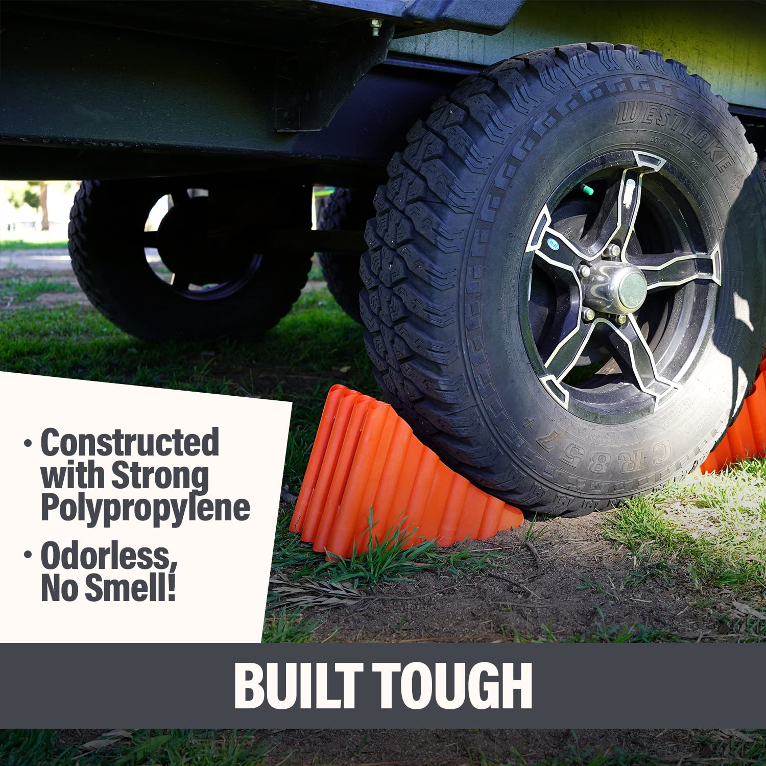 20-hole traction design provides reliable grip on varied surfaces.