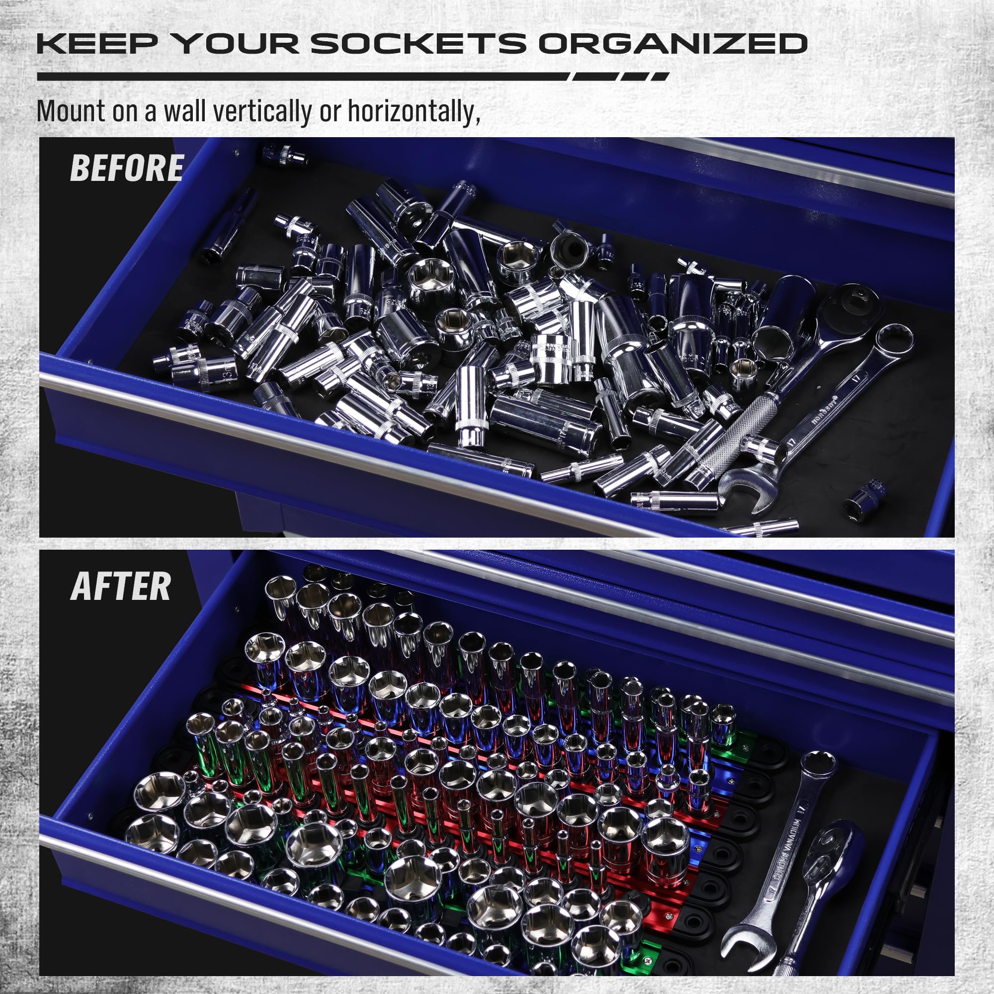 SEDY clip-removal feature enables quick resizing and reconfiguration.