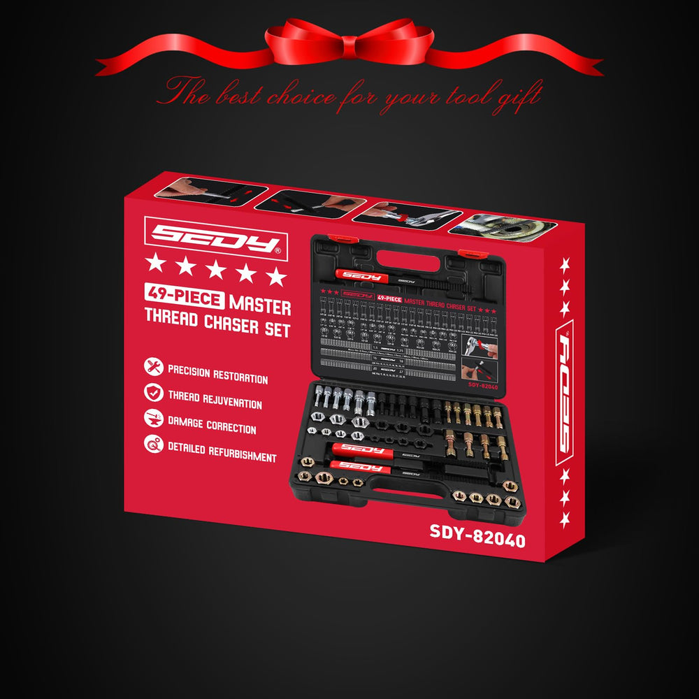 SEDY thread repair kit delivers reliable rethreading results in workshop and garage settings