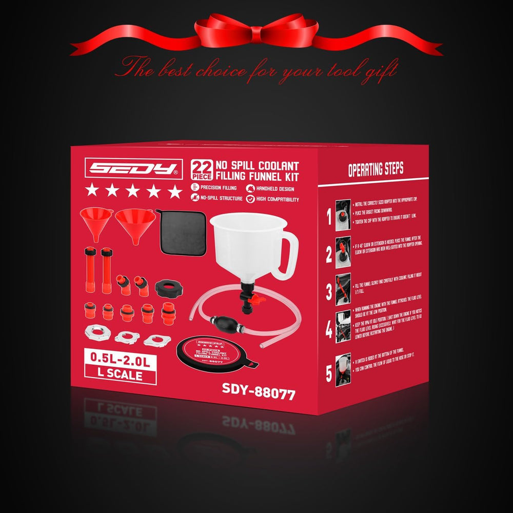 SEDY complete vehicle maintenance kit for efficient refills and tasks.